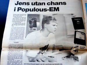 E-sport började dyka upp redan på 80-talet. Jens Schou vann SM i Populous 1989 och representerade Sverige i EM.