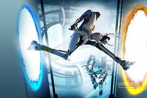 Portal 2 - ett äventyrsspel.