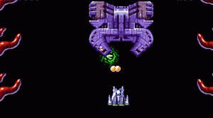 Typisk boss i ett shoot'em-up - men kan du se vilket spel bilden kommer från?