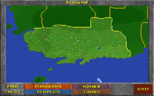 I Oblivions föregångare Daggerfall är varje prick är en ort eller plats. Det blir ganska många platser att besöka och mycket man kan stöta på.