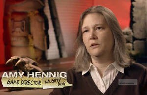Amy Hennig på Naughty Dog.