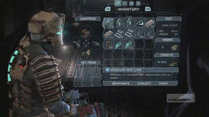 Dead Space ger dig ingen ro, trots att du fäller upp inventoryskärmen och tänkte ta en liten drickapaus.