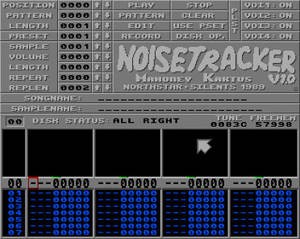 NoiseTracker blev ett vanligt verktyg för demomusikern när det släpptes 1989.