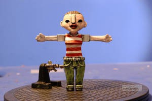 Alla karaktärer i The Dream Machine är skapade i verkligheten och filmas i Cockroachs stop motion-studio.