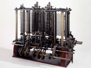 Charles Babbages 'Analytical Engine' - som han aldrig själv lyckades konstruera annat än i teorin.